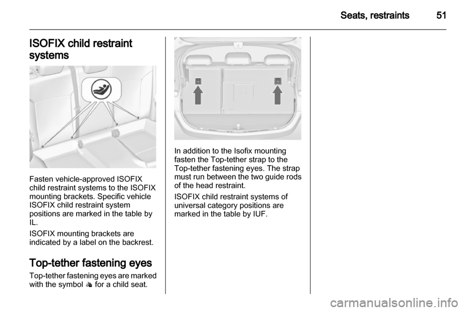 VAUXHALL ASTRA J 2011  Owners Manual 