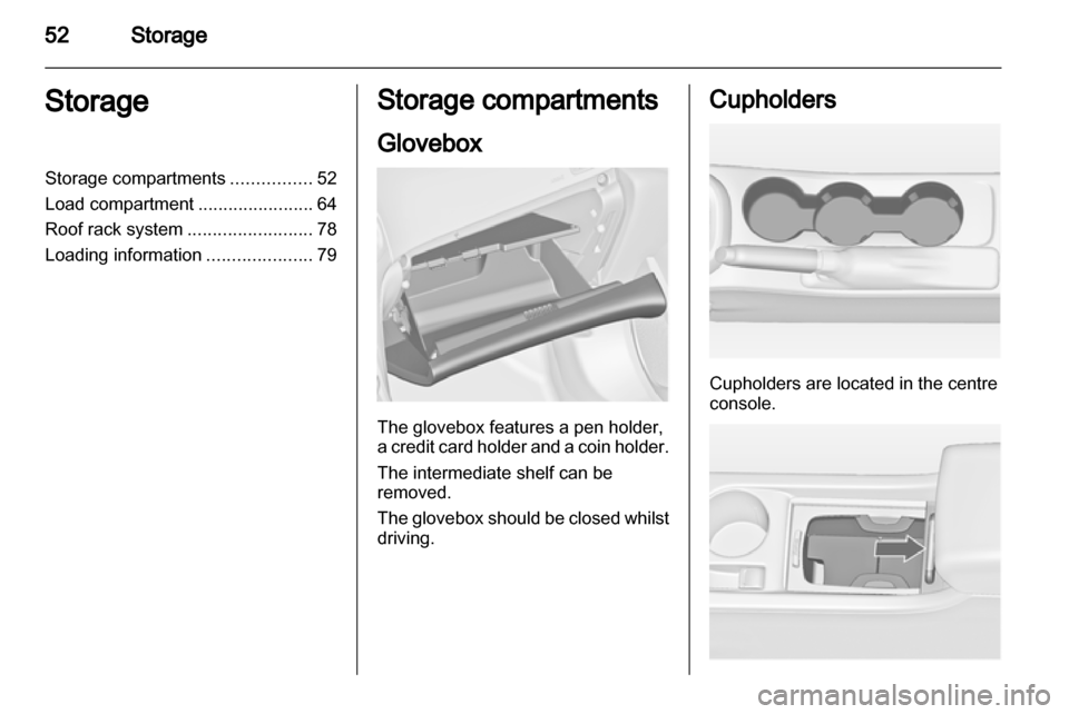 VAUXHALL ASTRA J 2011  Owners Manual 