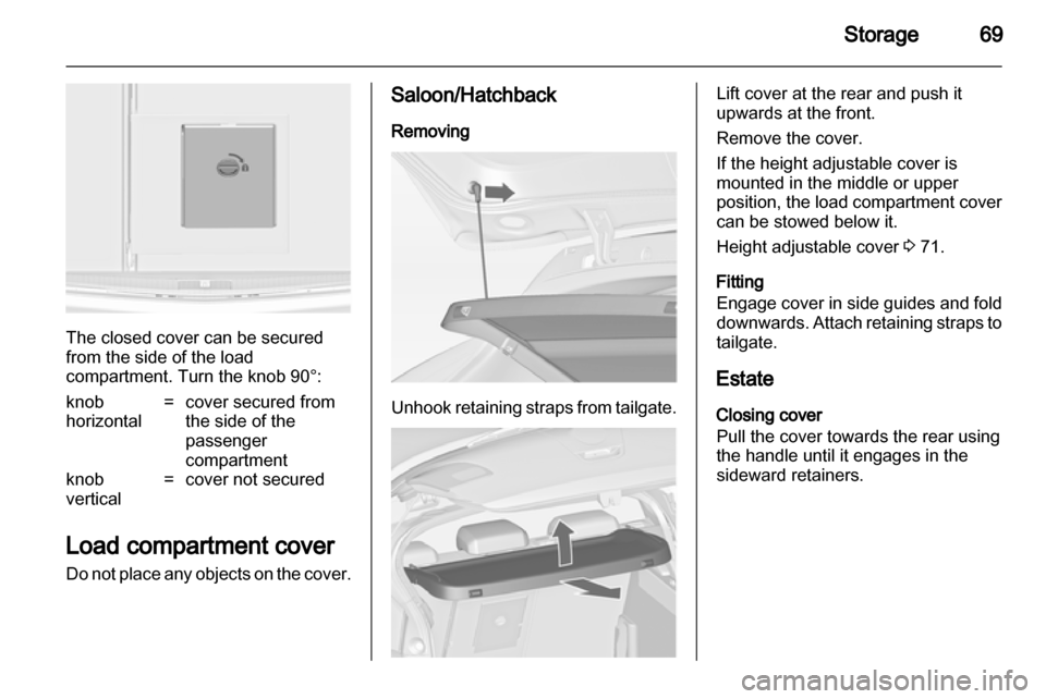VAUXHALL ASTRA J 2011  Owners Manual 