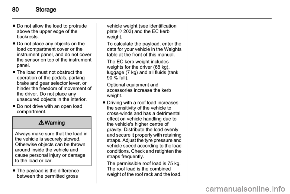 VAUXHALL ASTRA J 2011  Owners Manual 