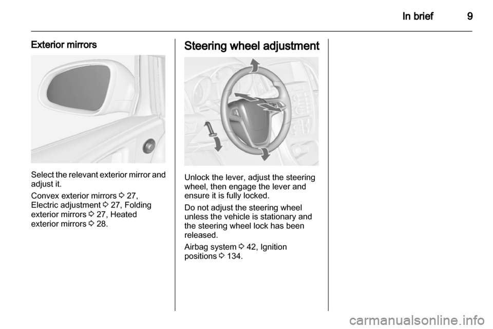 VAUXHALL ASTRA J 2011  Owners Manual 