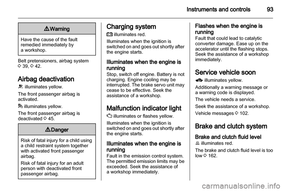 VAUXHALL ASTRA J 2011  Owners Manual 