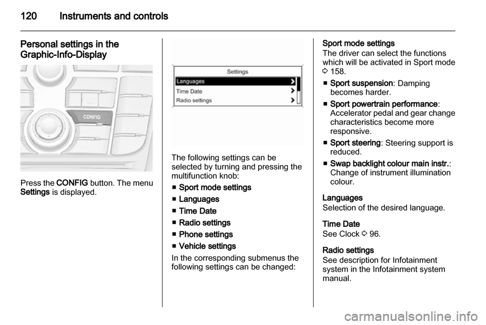 VAUXHALL ASTRA J 2012  Owners Manual 