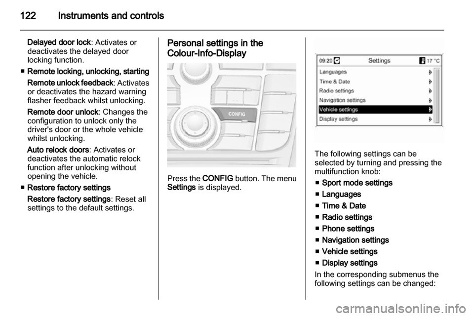 VAUXHALL ASTRA J 2012  Owners Manual 