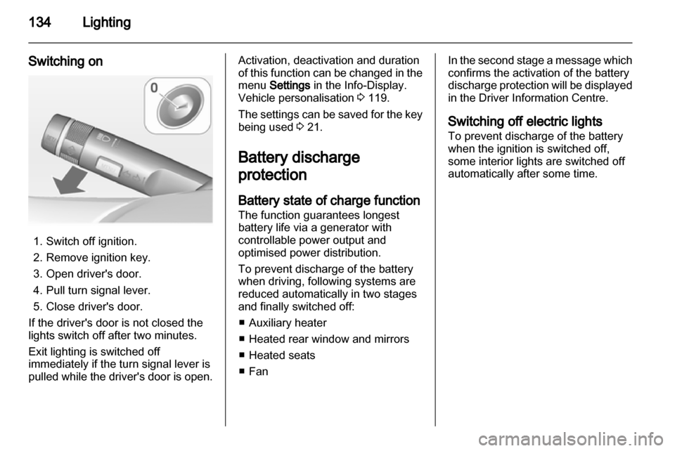 VAUXHALL ASTRA J 2012  Owners Manual 