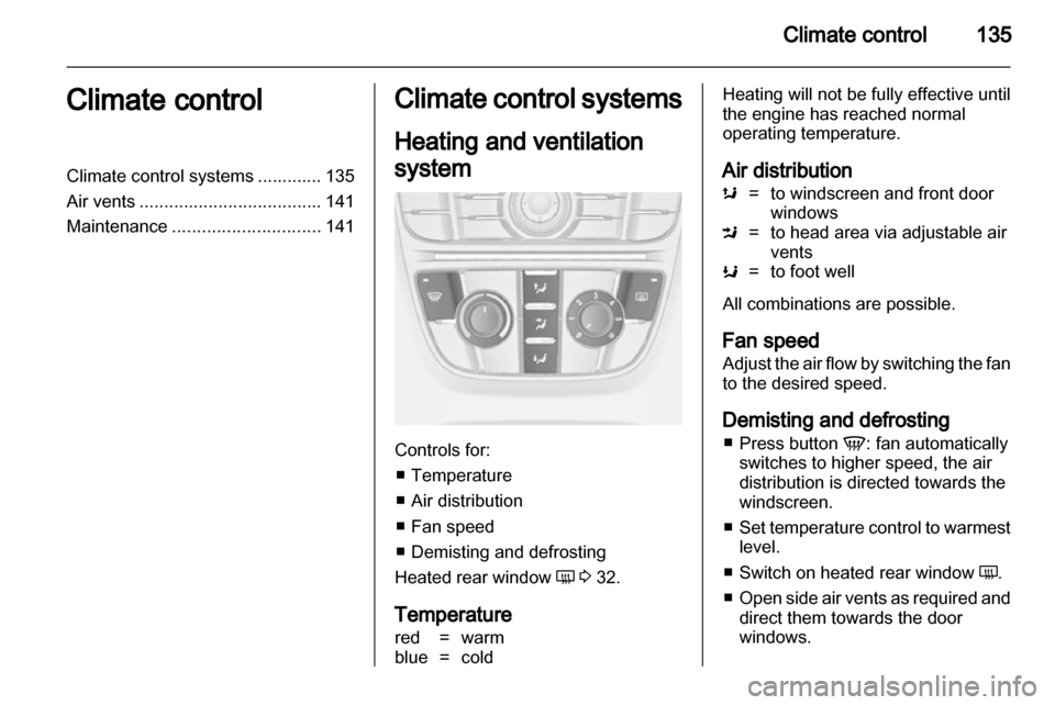 VAUXHALL ASTRA J 2012  Owners Manual 