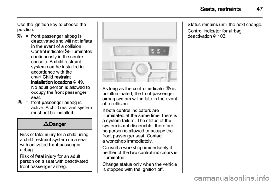VAUXHALL ASTRA J 2012  Owners Manual 