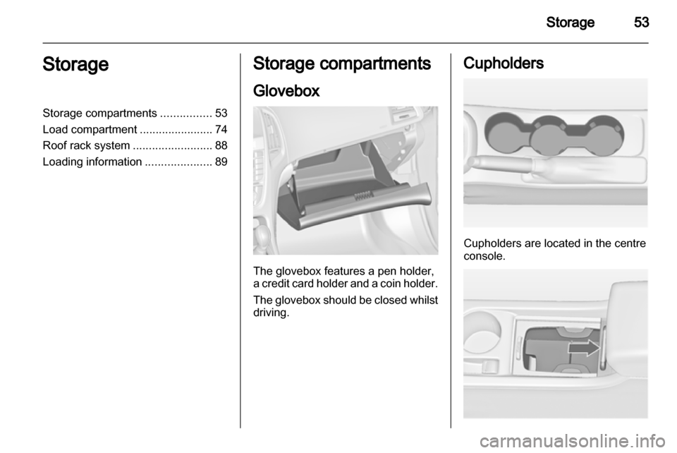 VAUXHALL ASTRA J 2012  Owners Manual 