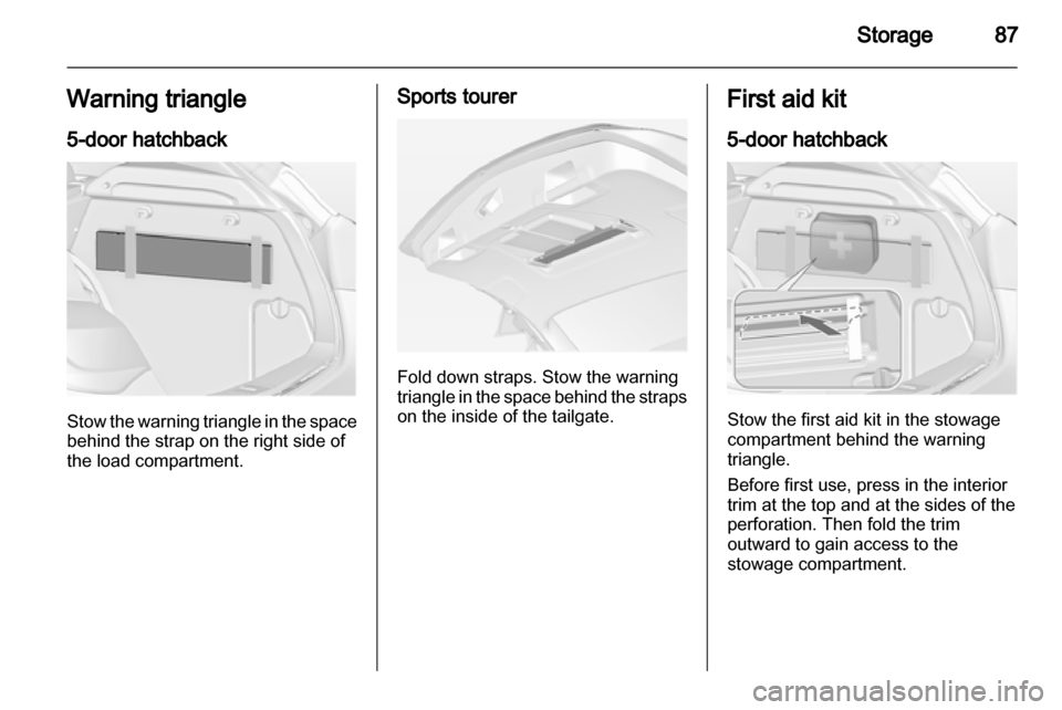 VAUXHALL ASTRA J 2012  Owners Manual 