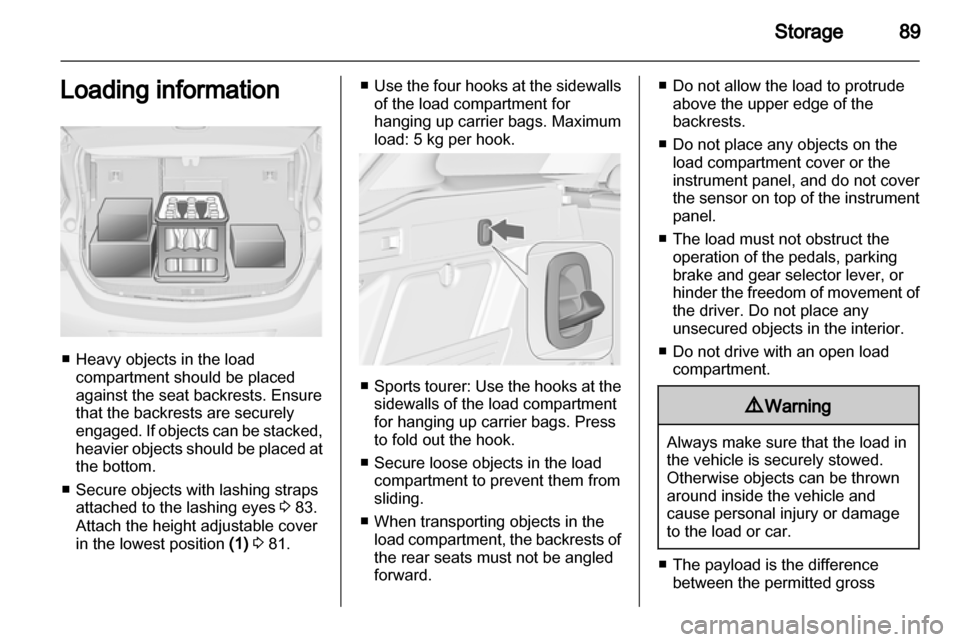 VAUXHALL ASTRA J 2012  Owners Manual 