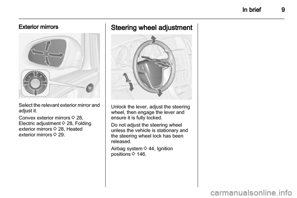 VAUXHALL ASTRA J 2012.5  Owners Manual 