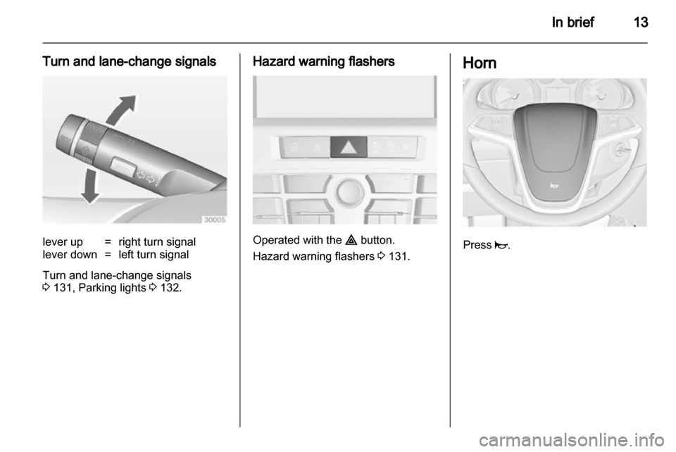 VAUXHALL ASTRA J 2012.5  Owners Manual 