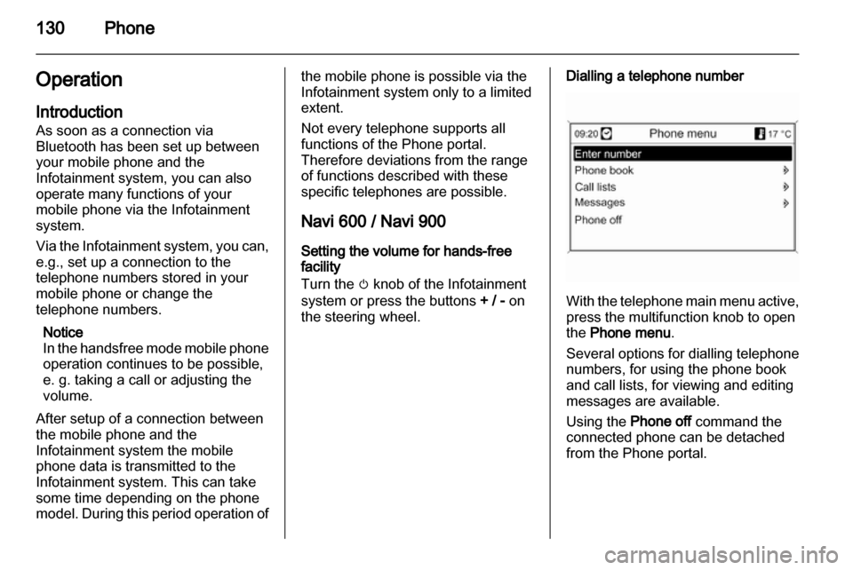 VAUXHALL ASTRA J 2013  Infotainment system 