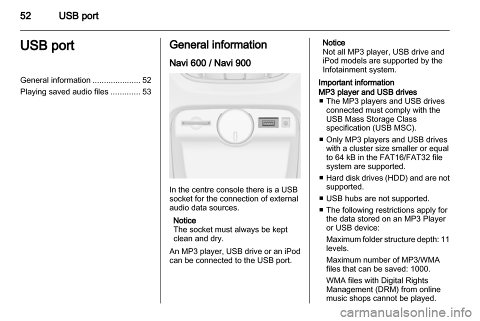 VAUXHALL ASTRA J 2013  Infotainment system 