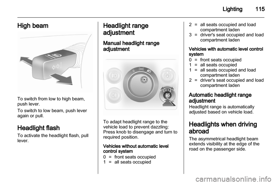 VAUXHALL ASTRA J 2013  Owners Manual 