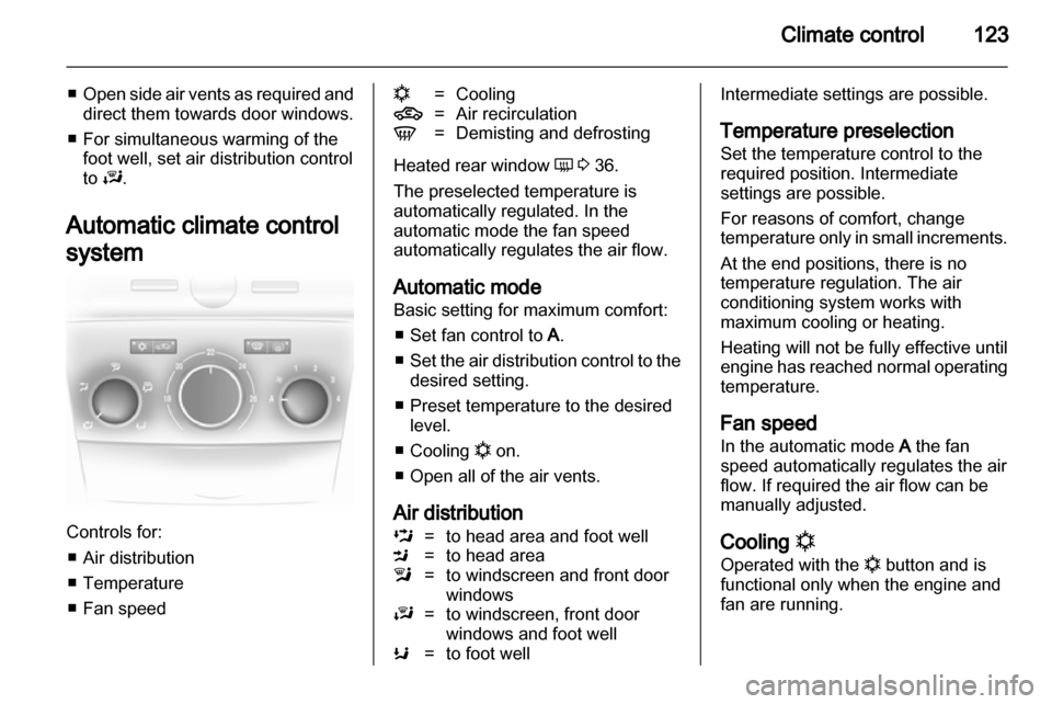 VAUXHALL ASTRA J 2013  Owners Manual 