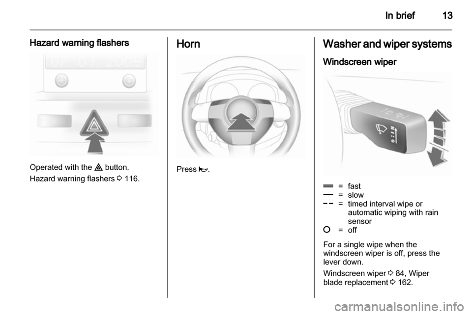 VAUXHALL ASTRA J 2013  Owners Manual 