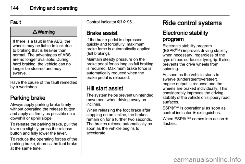 VAUXHALL ASTRA J 2013  Owners Manual 