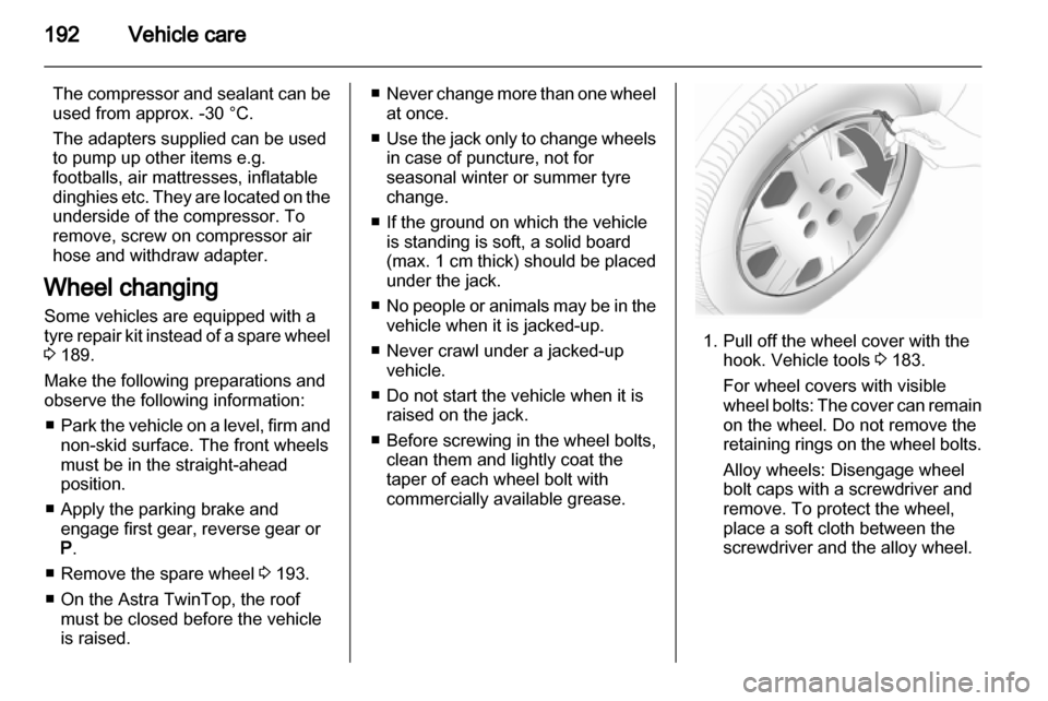 VAUXHALL ASTRA J 2013  Owners Manual 