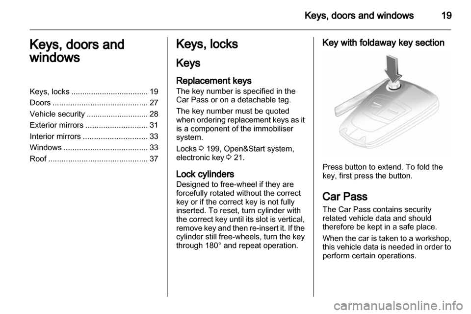 VAUXHALL ASTRA J 2013  Owners Manual 