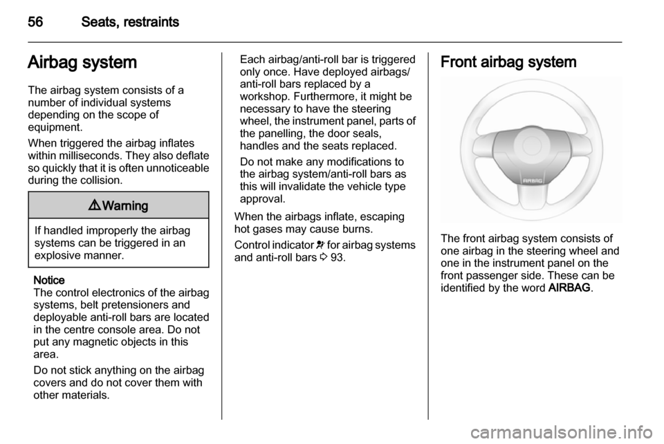 VAUXHALL ASTRA J 2013  Owners Manual 