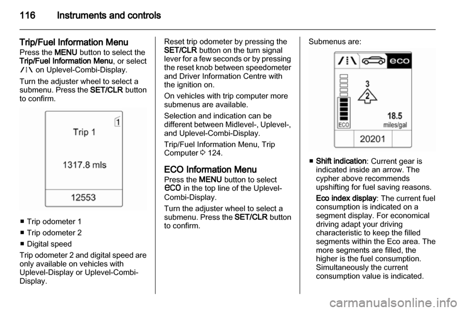 VAUXHALL ASTRA J 2013.5  Owners Manual 
