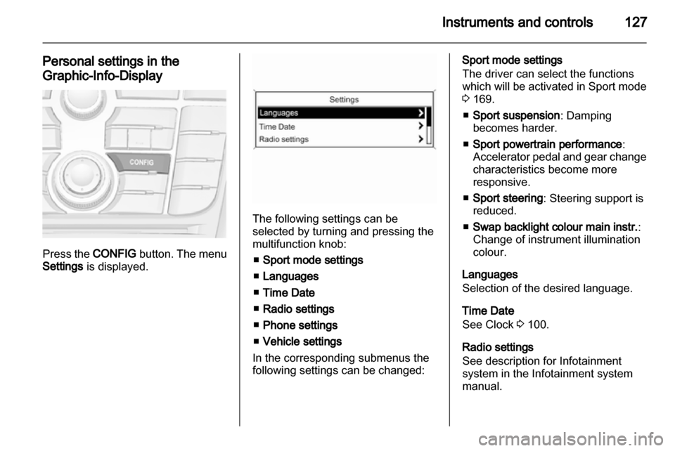 VAUXHALL ASTRA J 2013.5  Owners Manual 