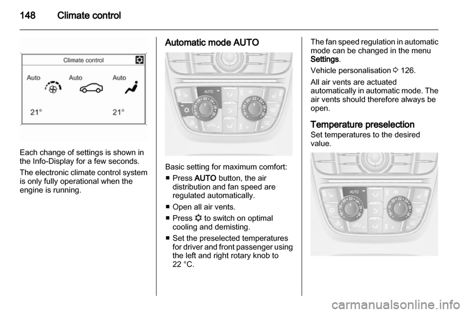 VAUXHALL ASTRA J 2013.5  Owners Manual 