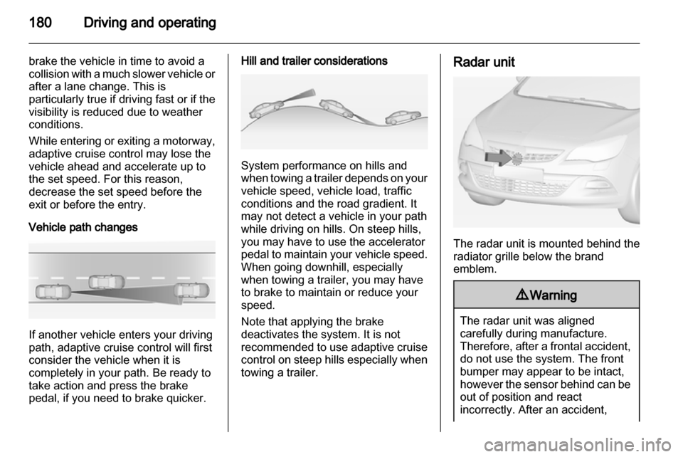 VAUXHALL ASTRA J 2013.5  Owners Manual 