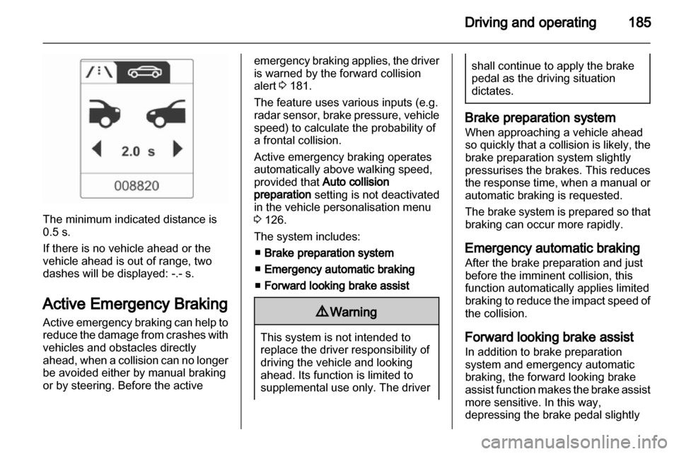 VAUXHALL ASTRA J 2013.5  Owners Manual 