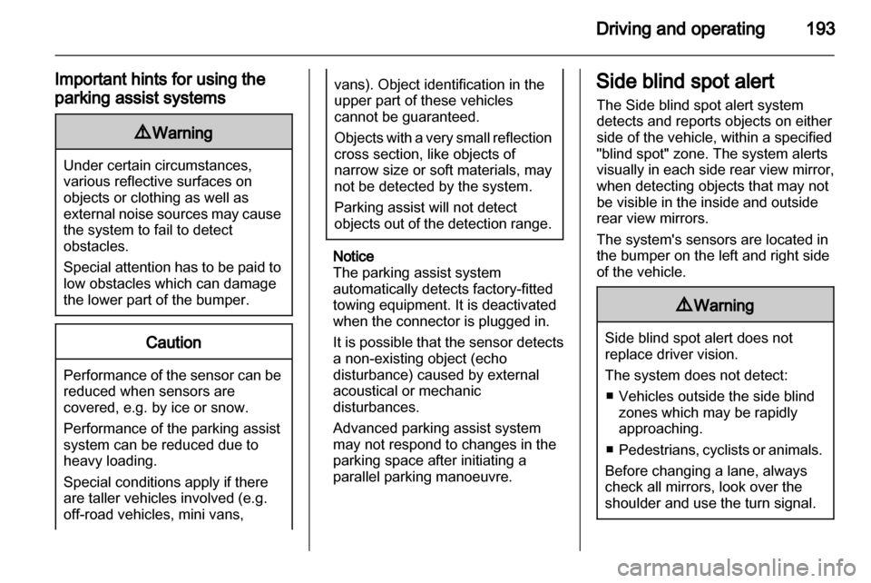 VAUXHALL ASTRA J 2013.5  Owners Manual 