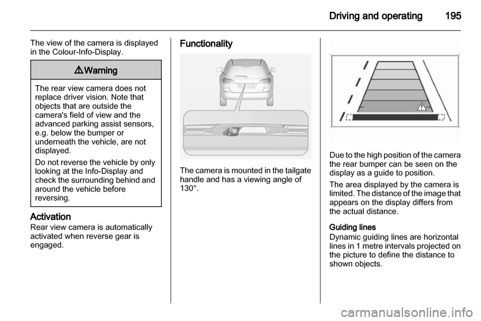 VAUXHALL ASTRA J 2013.5  Owners Manual 