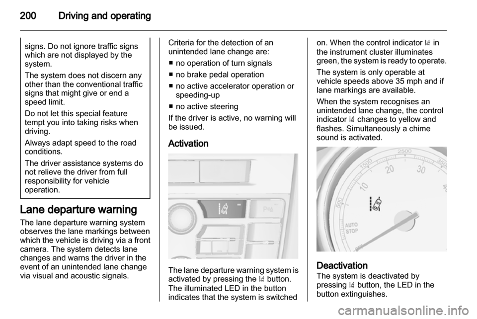 VAUXHALL ASTRA J 2013.5  Owners Manual 
