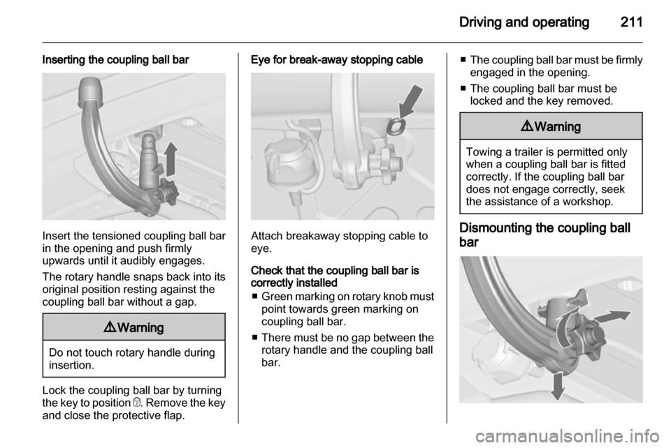 VAUXHALL ASTRA J 2013.5  Owners Manual 