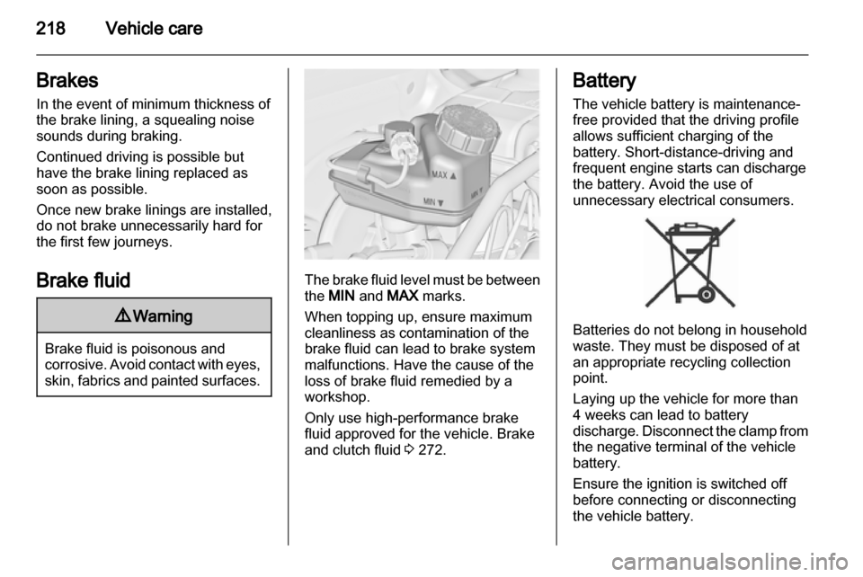 VAUXHALL ASTRA J 2013.5  Owners Manual 