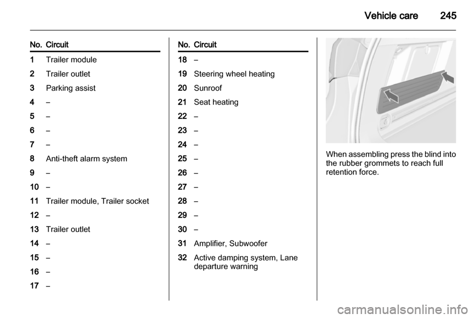VAUXHALL ASTRA J 2013.5  Owners Manual 