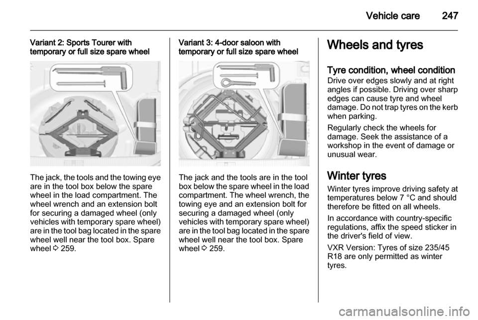 VAUXHALL ASTRA J 2013.5  Owners Manual 