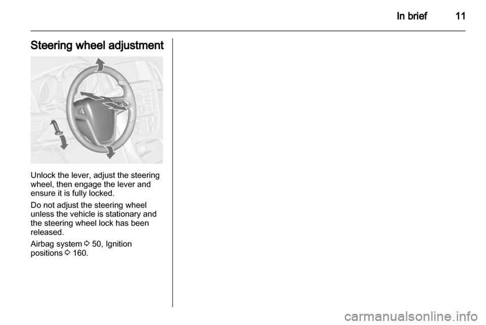 VAUXHALL ASTRA J 2013.75  Owners Manual 