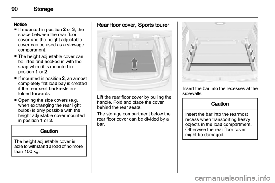 VAUXHALL ASTRA J 2013.75  Owners Manual 