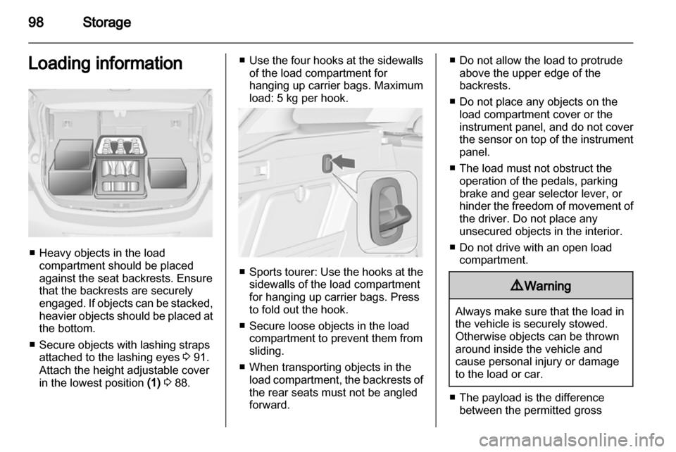 VAUXHALL ASTRA J 2013.75  Owners Manual 