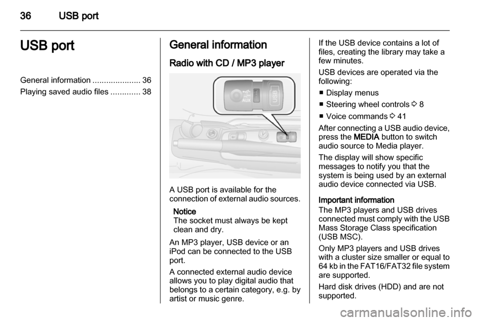 VAUXHALL COMBO D 2013  Infotainment system 