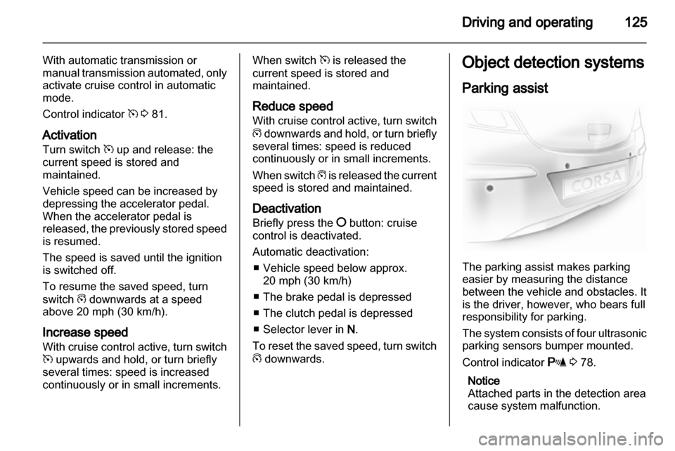 VAUXHALL CORSA 2010.5  Owners Manual 