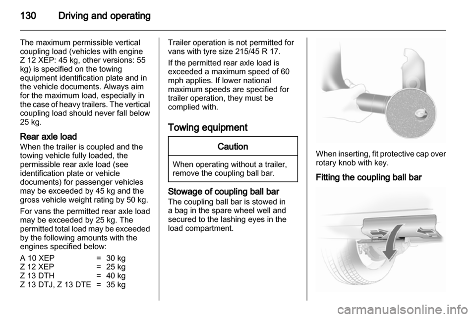 VAUXHALL CORSA 2010.5  Owners Manual 