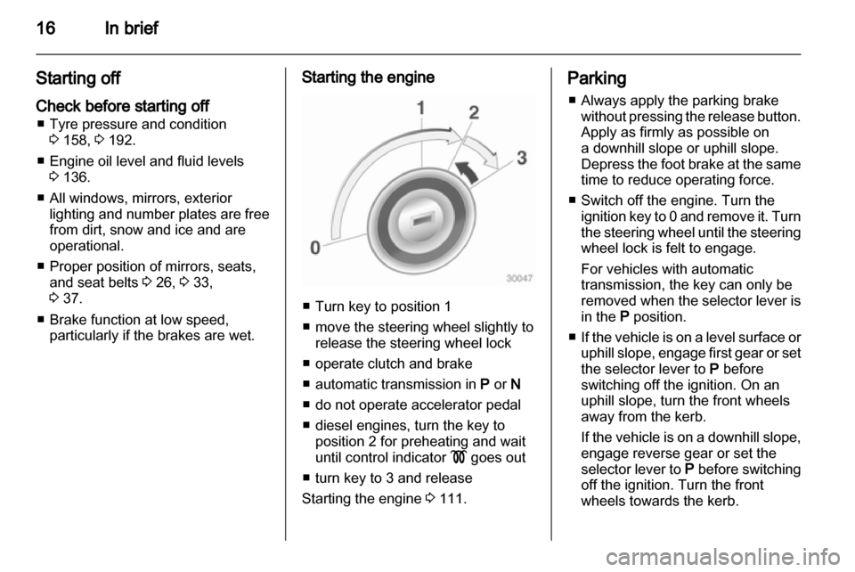 VAUXHALL CORSA 2010.5  Owners Manual 