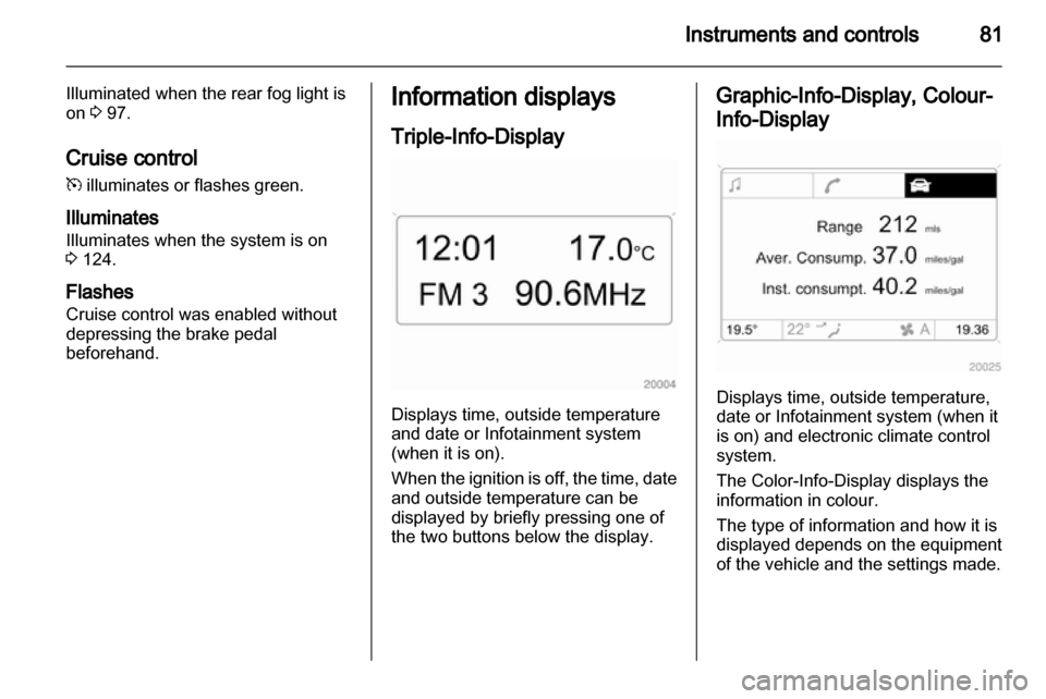 VAUXHALL CORSA 2010.5  Owners Manual 