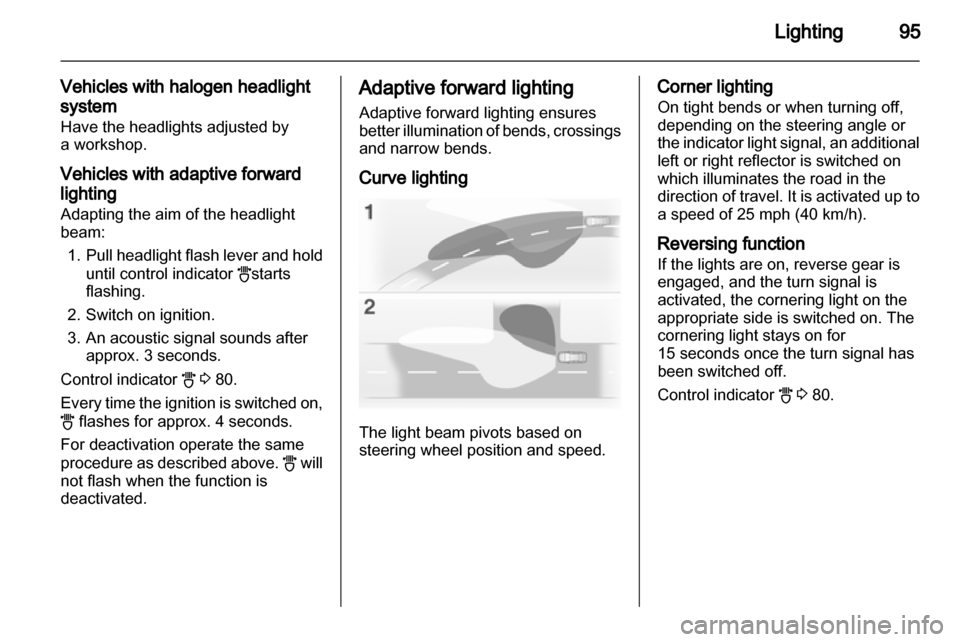 VAUXHALL CORSA 2010.5  Owners Manual 