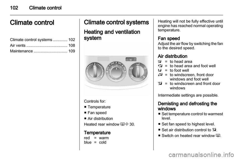 VAUXHALL CORSA 2011.5  Owners Manual 