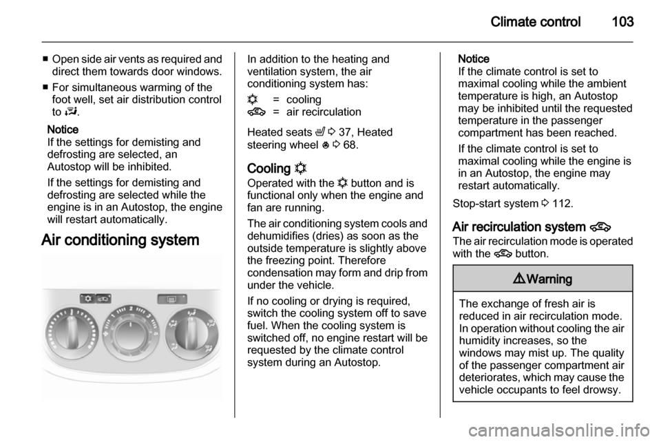 VAUXHALL CORSA 2011.5  Owners Manual 