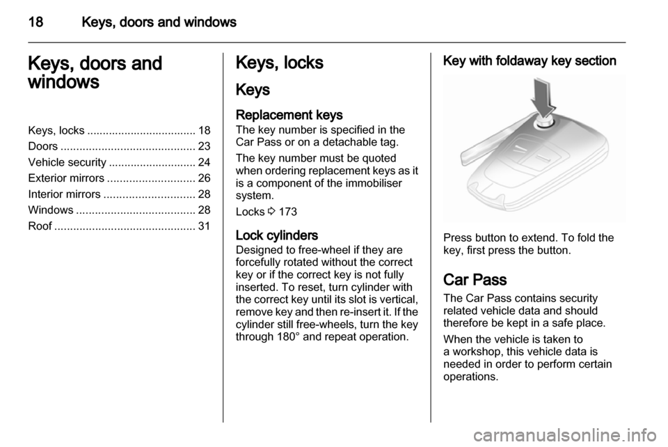 VAUXHALL CORSA 2011.5  Owners Manual 