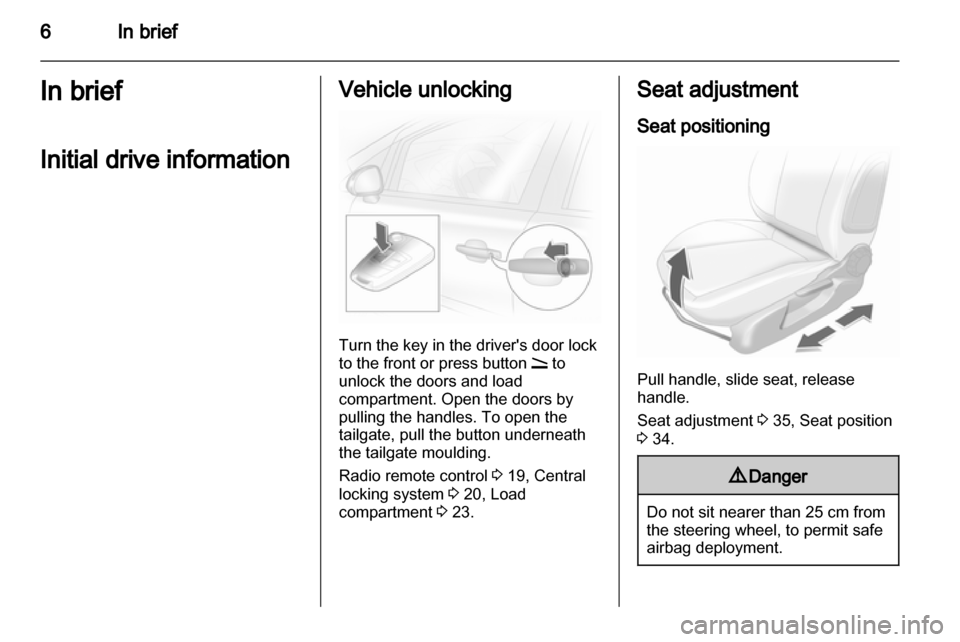 VAUXHALL CORSA 2011.5  Owners Manual 